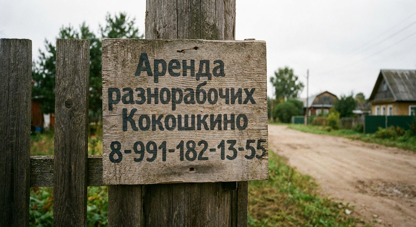Разнорабочие в Кокошкино