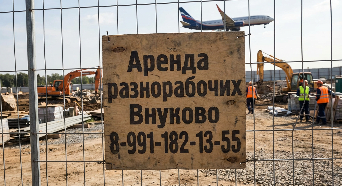Разнорабочие во Внуково