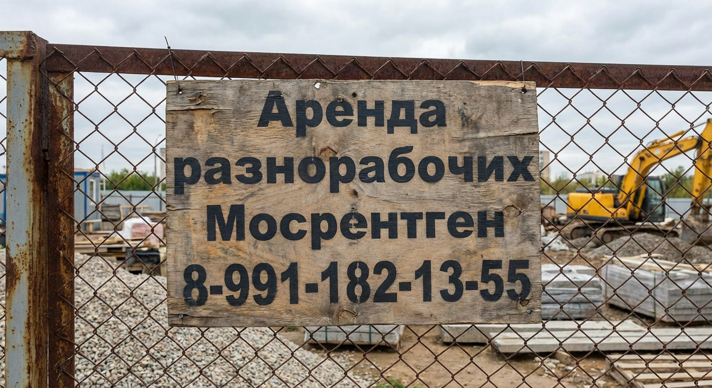 Разнорабочие в Мосрентгене