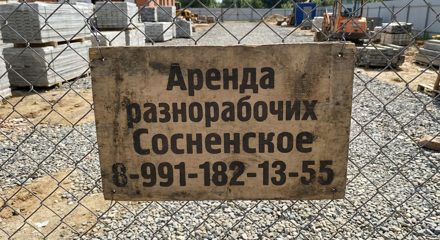 Разнорабочие в Сосненском